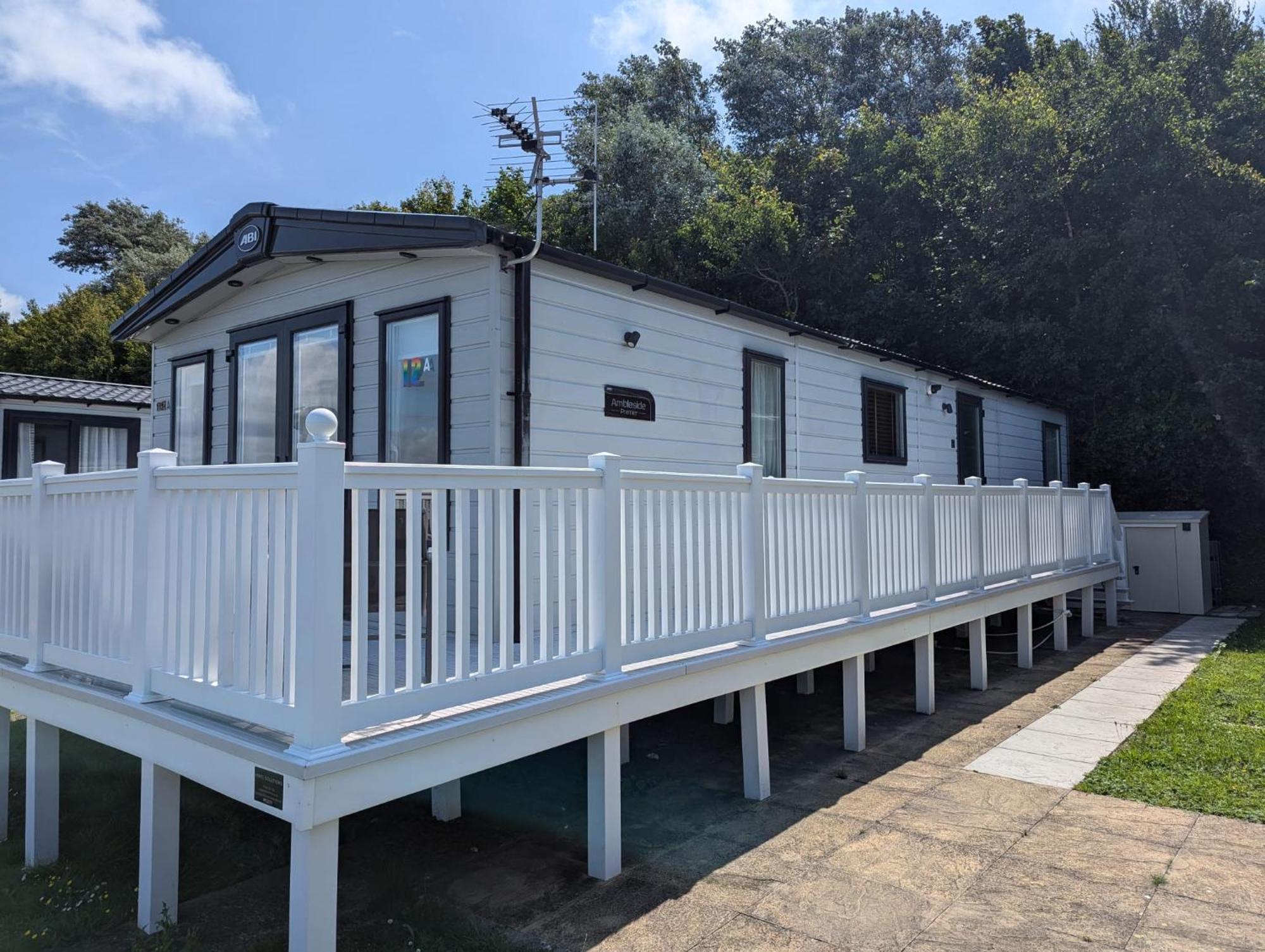 Stunning Caravan With Panoramic Views Weymouth Littlesea Haven Wyke Regis ภายนอก รูปภาพ